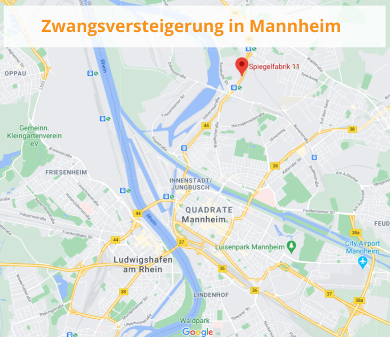 Zwangsversteigerung in Mannheim